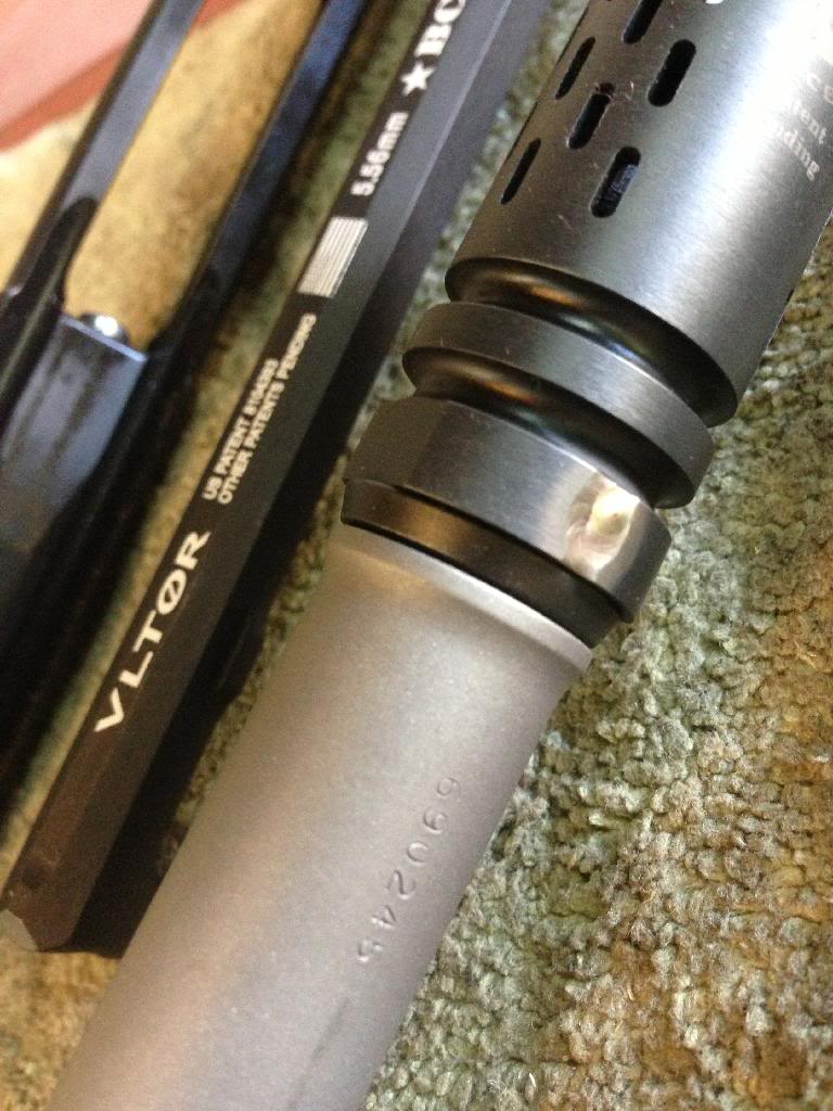 Welding a blast diverter onto a barrel. Who does good work? dwilsonmfg